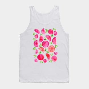 Watercolor grapefruit - pink Tank Top